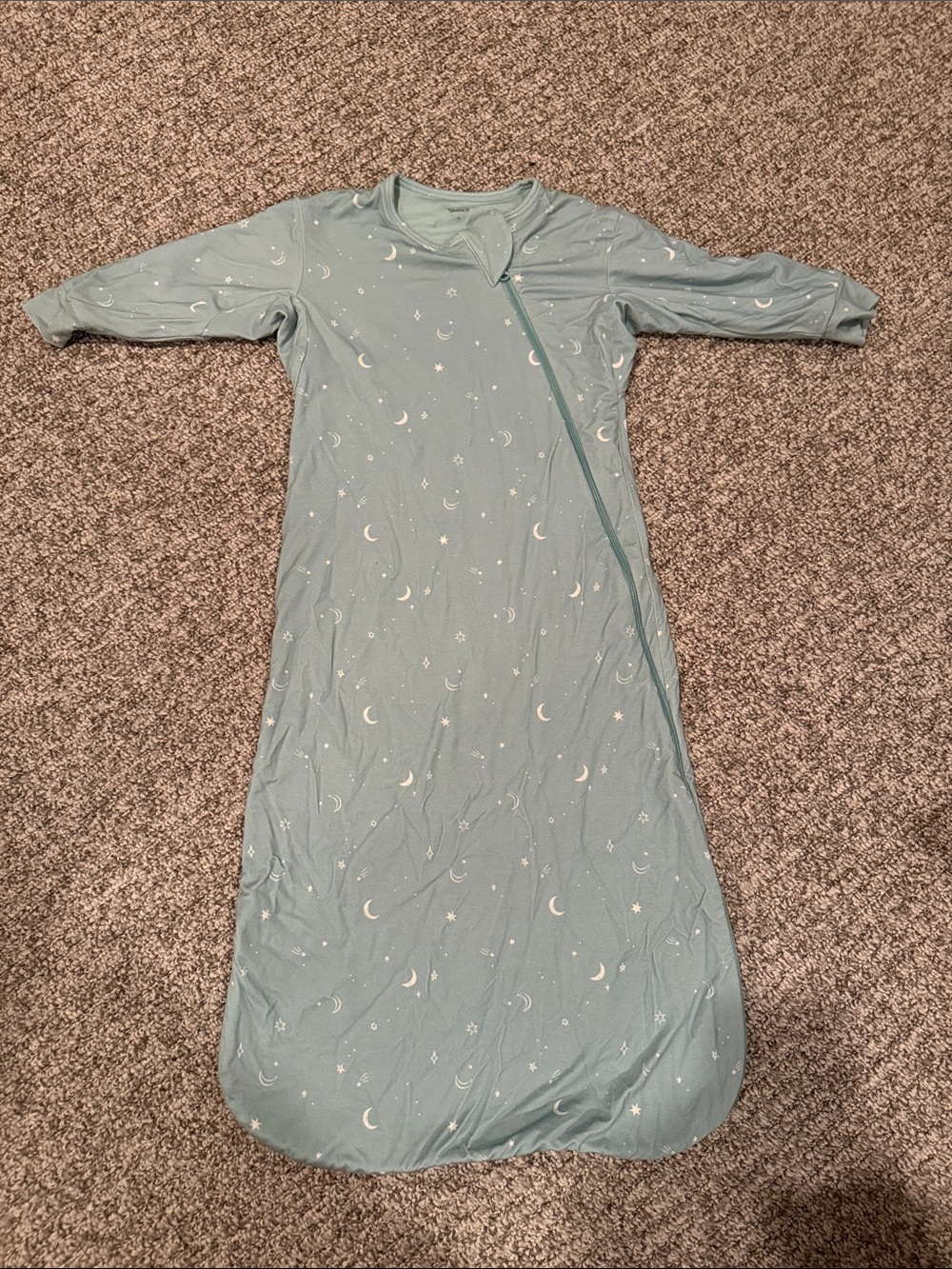 Quince Sage Moon & Star Sleep Sack in Green